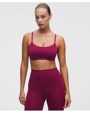 lululemon Wunder Train Strappy Racer Bra - Red