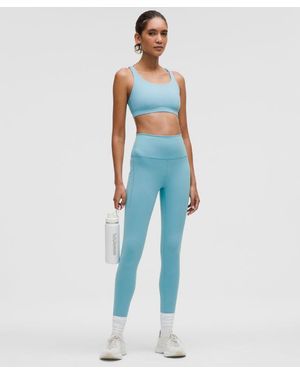 lululemon – Wunder Train High-Rise Tight Leggings With Pockets – 28" – – Size 4 - Blue