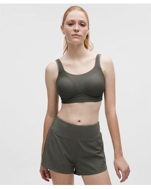 lululemon – Run Times Sports Bra High Support, B–G Cups – – Size 10 - Green