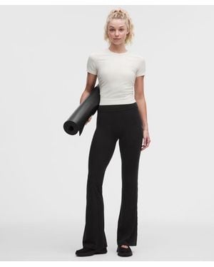 lululemon – Groove No Line High-Rise Flared Trousers – – Size 4 - White