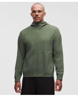 lululemon – License To Train Textured Full Zip Jacket – – Size Large - Green