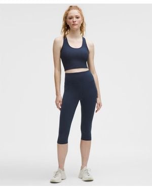 lululemon Wunder Train High-Rise Crop 15" - Blue
