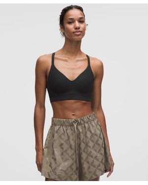 lululemon – Invisible Wire Mid-Support Sports Bra B/C Cup – – Size 8 - Black