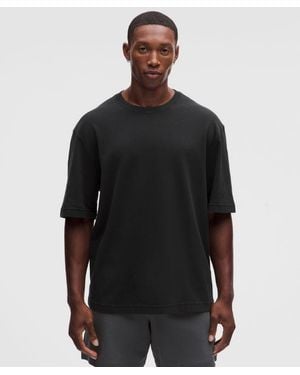 lululemon – Pique Performer Relaxed T-Shirt – – Size Large - Black