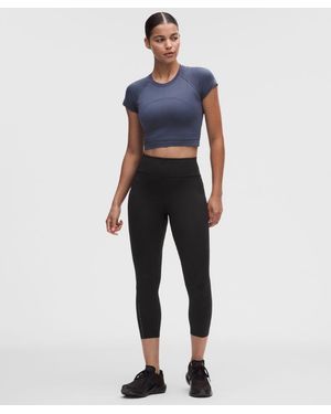 lululemon Fast And Free 6-Pocket High-Rise Crop 23" - Blue