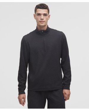 lululemon – Reflective Knit Running Half Zip Long-Sleeve Top – – Size Large - Blue