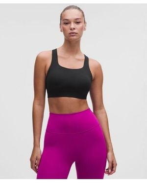 lululemon – All-Time Hero Sports Bra Medium Support D/Dd Cup – – Size Large - Purple