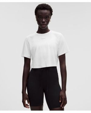lululemon – Lightweight Relaxed Running Short-Sleeve Shirt – – Size Large - White