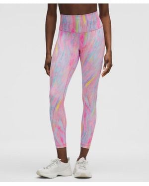 lululemon Wunder Train High-Rise Tight 25" - Pink