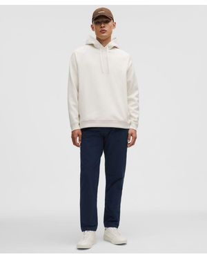 lululemon – Abc Classic-Fit Trousers 32L Stretch Cotton Versatwill – – Size 12 - White