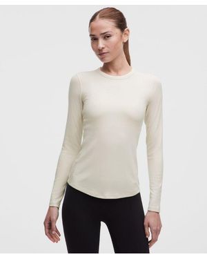 lululemon Hold Tight Long-Sleeve Shirt - Natural