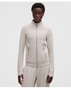 lululemon – Define Track Jacket Luon – Colour Khaki – Size 4 - Natural