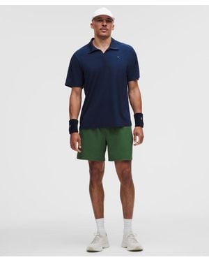 lululemon – Textured Swift Tennis Shorts – 7" – – Size Large - Blue