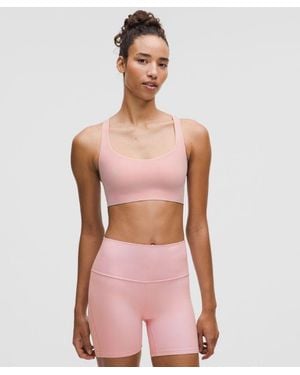 lululemon Flexyflex Strappy Yoga Bra - Red