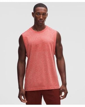 lululemon – Metal Vent Tech Sleeveless Shirt Fit – – Size Large - Red