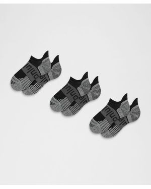 lululemon Power Stride Cushion Tab Socks - Metallic