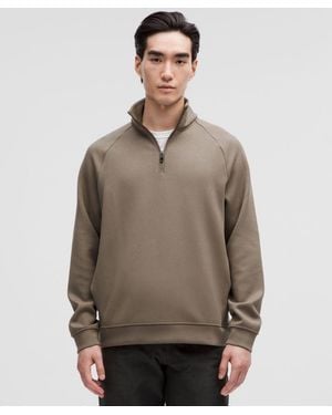 lululemon – Smooth Spacer Quarter Zip – – Size Large - Brown