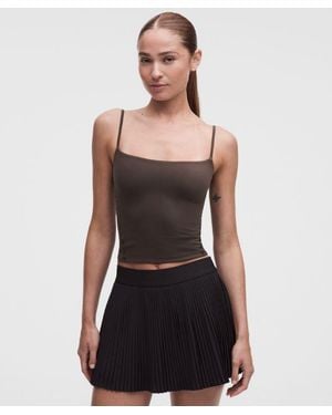 lululemon – Wundermost Ultra-Soft Nulu Spaghetti-Strap Adjustable Cami – – Size Large - Black