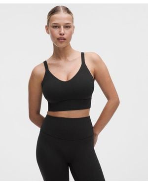lululemon – Focuser Scoop-Neck Sports Bra Light Support, Ddd–G Cups – – Size Large - Black