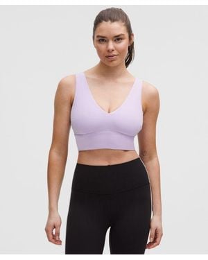 lululemon – Align V-Neck Sports Bra Light Support, Ddd/G Cup – – Size 6 - White