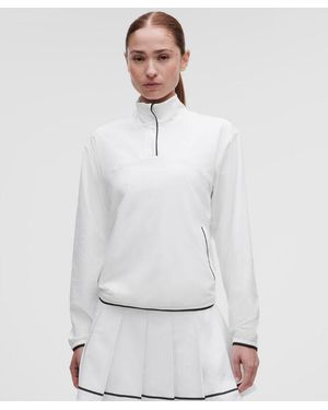 lululemon – Uv-Protective Lightweight Half Zip Long-Sleeve Top – – Size Large - White