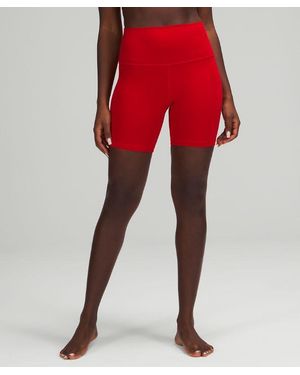lululemon Align High-Rise Short 6" - Red