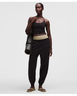 lululemon Align Ribbed-Waist Jogger - Black