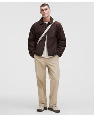 lululemon – Slacker Loose-Straight Trousers 32L Light – Colour Khaki – Size 12 - Brown