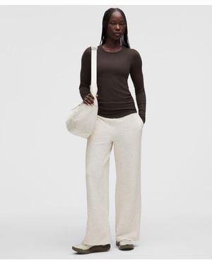 lululemon Scuba Mid-Rise Wide-Leg Pant - White