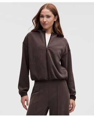 lululemon – Softstreme Full-Zip Hoodie – – Size 4 - Brown