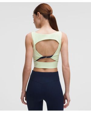 lululemon – Nulu Twist-Back Tank Top – – - Blue