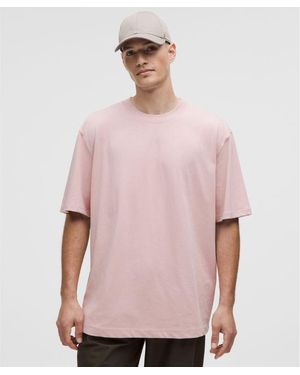 lululemon – Heavyweight Jersey T-Shirt – – Size Large - Pink