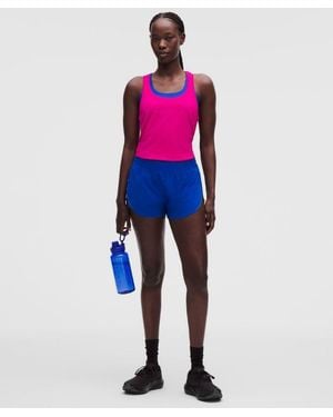 lululemon – Fast And Free High-Rise Classic-Fit Split Shorts – 3" – – Size Large - Pink