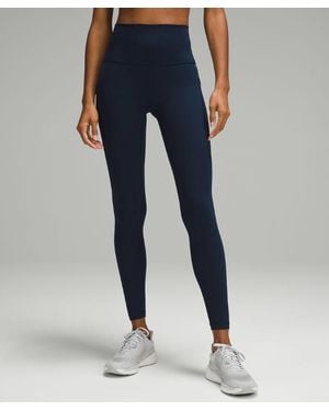 lululemon Wunder Train High-Rise Tight With Pockets 28" - Blue