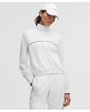 lululemon Court Rival Tennis Track Jacket - White