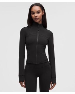 lululemon Define Cropped Jacket Nulu - Colour Black - Size 12