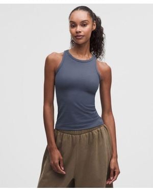 lululemon Align Waist-Length Racerback Tank Top - Blue