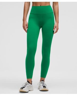 lululemon – Wunder Train Mesh Panel High-Rise Tight Leggings – 25" – – Size 4 - Green