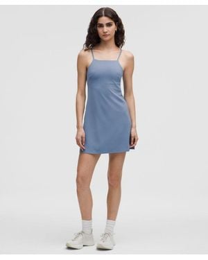 lululemon – Align Side-Slit Cami Strap Dress – – Size 4 - Blue