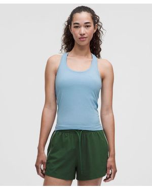 lululemon – Swiftly Tech Racerback Tank Top 2.0 Waist Length – – Size 14 - Green