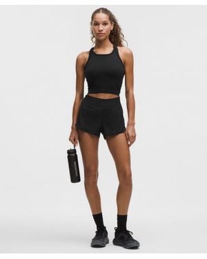 lululemon Hotty Hot High-rise Lined Shorts - 2.5" - Colour Black - Size 0