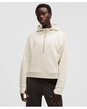 lululemon Scuba Evolve Oversized Half-Zip Hoodie - Natural