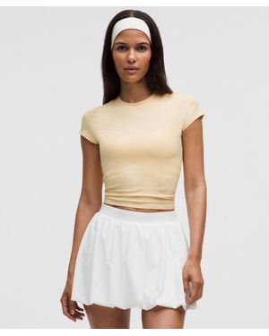 lululemon – Organic Baby Tee – – Size Large - Natural