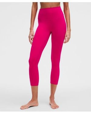 lululemon – Align High-Rise Crop Leggings – 23" – – Size 18 - Pink