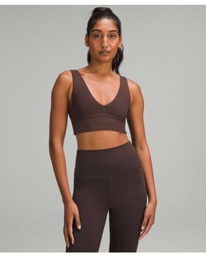 lululemon Align V-Neck Bra Light Support, A/B Cup - Brown
