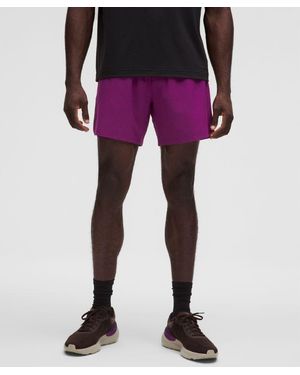 lululemon Mile Maker Ripstop Lined Short 6" - Purple