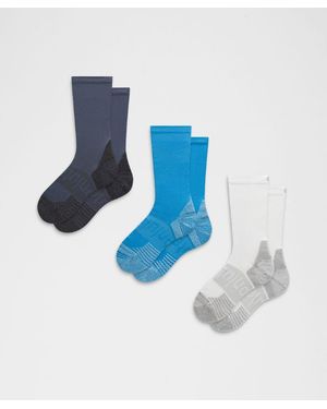 lululemon Power Stride Cushion Crew Socks - Blue