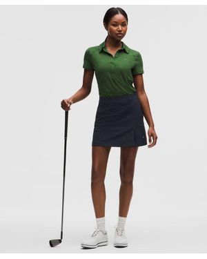 lululemon Stretch Twill Front Pleat Golf Skirt - Green