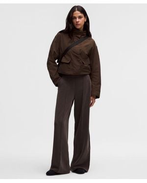lululemon Softstreme Pintuck High-Rise Wide-Leg Pant - Brown