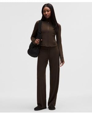 lululemon Groove Wide-Leg High-Rise Pant - Black